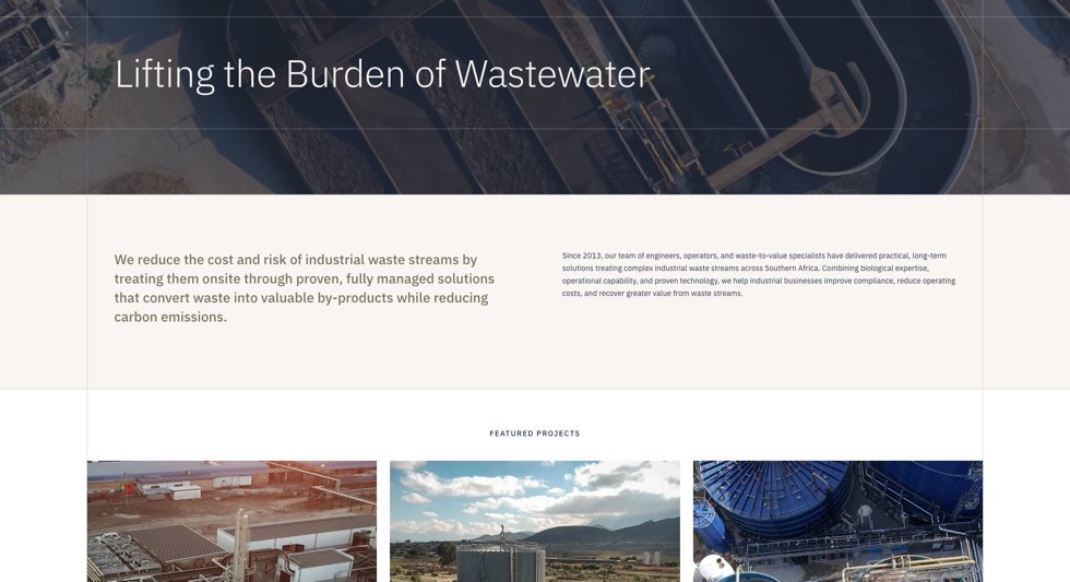 Green Create Africa waste-to-value platform — live build