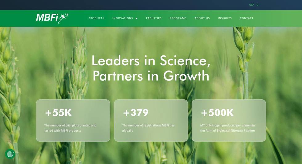 MBFI website — live build